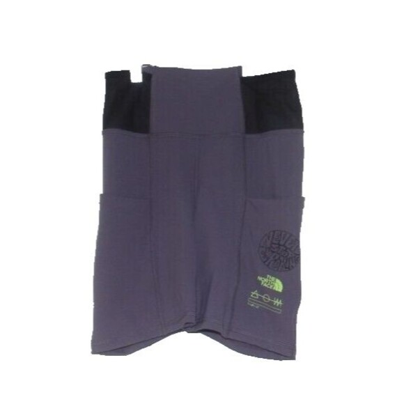 The North Face Trailwear Bike Shorts Women's XS Purple Black NWOT - Picture 1 of 5